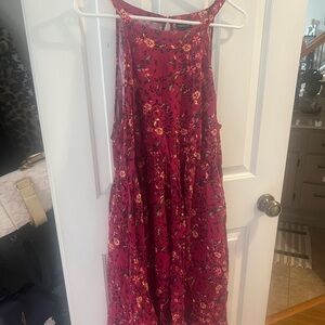 Torrid Pink Floral Dress